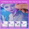 55PCS Diamond Art Accessories Tools Multiple Sizes Diamond Painting Kits with Diamond Art Pens Sleeves Tweezers Glue Label Ziplock Diamond Correction for Adults (Purple 55PCS)